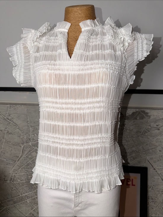 Sarah hann Tops - Sarah hann white top Size XS